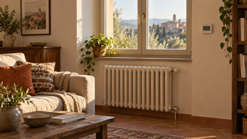 Termosifone rimane caldo dopo aver spento la caldaia: è normale?