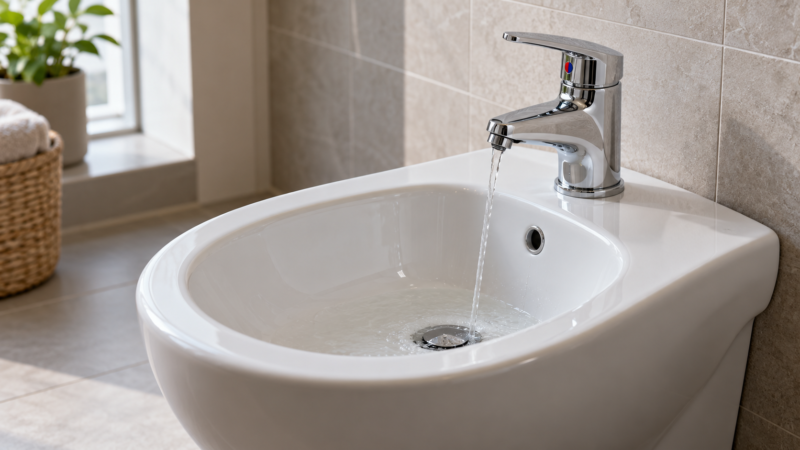 Bidet ha poca pressione solo nell’acqua calda: perché